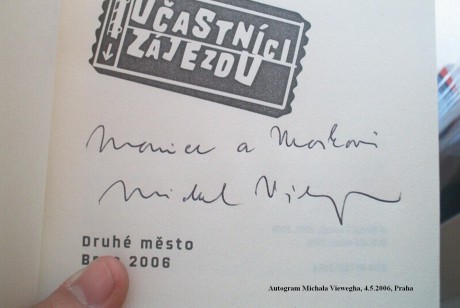 Autogram Michala Viewegha.JPG